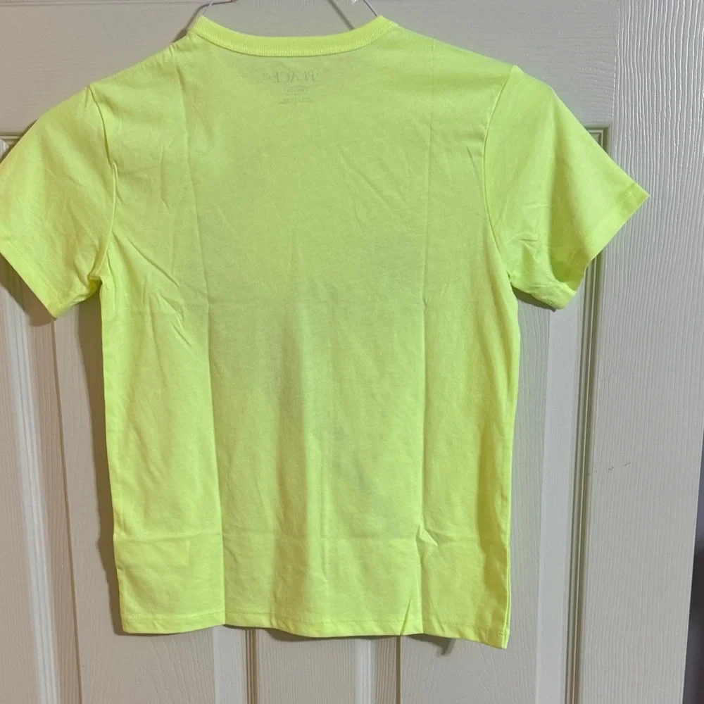 Children's Place Soccer Neon Yellow Graphic Tee Kids M 7/8